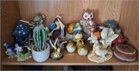 Bird & Owl Figurines, Bird Houses