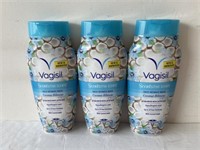 3 vagisil daily washes 12oz