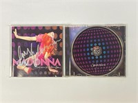 Autograph COA Madonna CD