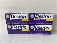 4 desitin diaper rash pastes 2oz exp 7/2025