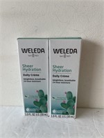 2 Weleda sheer hydration daily Cremes 1oz