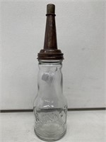 BoeMfgCo Oil Bottle with Tin Top