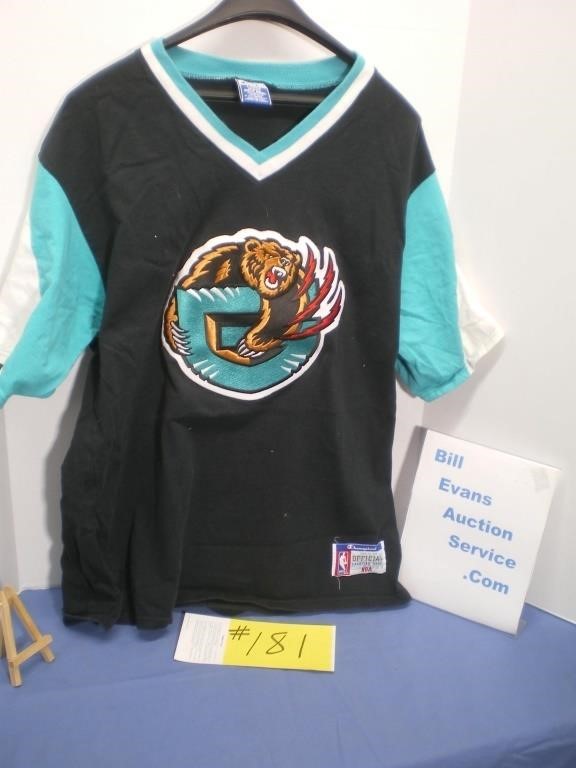 NBA Vancouver Grizzlies "Official Shooting Shirt"