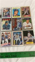 Ryne Sandberg baseball cards.
