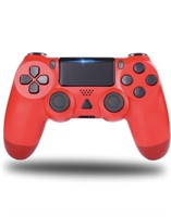 RED WIRELESS CONTROLLER FOR PS-4 USED UNTESTED