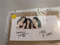 Autographed Kardashian Sister Print