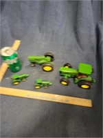 Lot of John Deere Toy Tractors