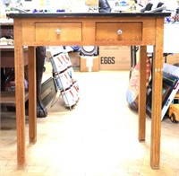 Vintage Deco dental cabinet, black top