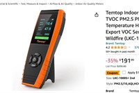 Temtop Indoor Air Quality Monitor