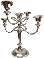 Silver Plated Candle Holder