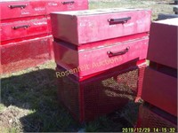 RED XHEAVY DUTY TOOL BOXES W DOORS