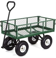 New Gorilla Carts GOR400-COM Steel Garden Cart