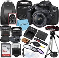 $780 Canon EOS 2000D / Rebel T7 DSLR Camera with