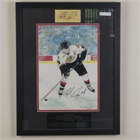 BOBBY RYAN AUTOGRAPHED FRAMED L.E. PRINT