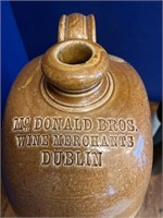 McDonald Bros. Wine Merchants Dublin (32 cm h)