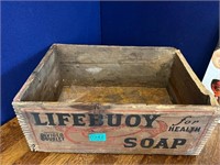 Lifebuoy Soap Box, Sanatogen Wine Vintage Tin