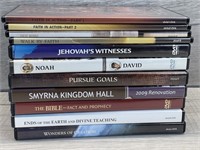 ASSORTED WATCH TOWER JEHOVAH'S WITNESSES DVDS