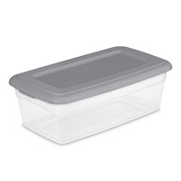 5pk Sterlite 6qt Clear Plastic Containers A5