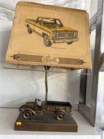 Vintage Chevy Lamp