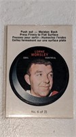 1968 69 OPC Hockey Push Out #6 Worsley