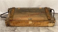Vintage Wooden Ammo Box / Crate - 30.25" wide
