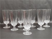 Footed Crystal Glasses