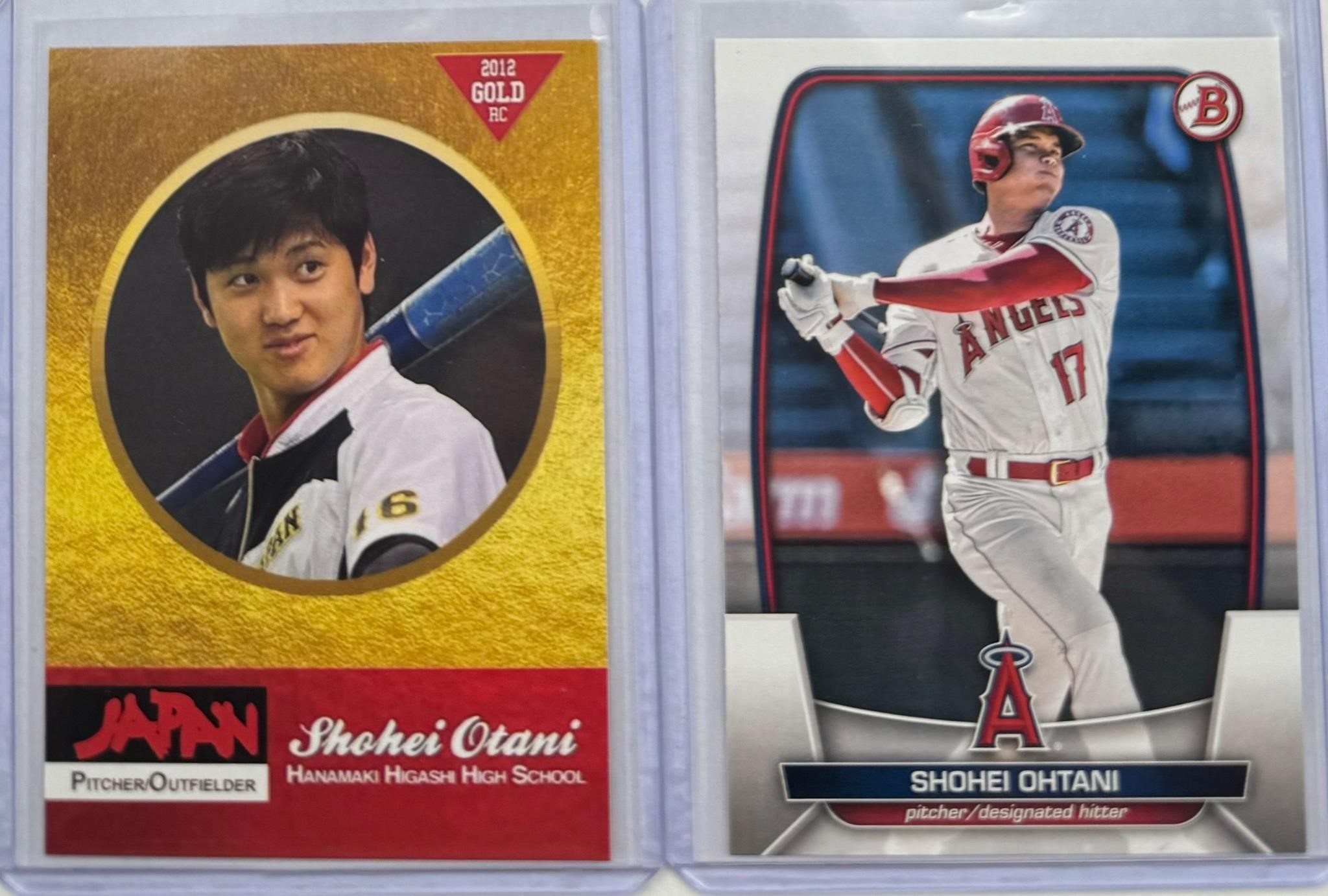 Shohei Ohtani Gold Cards