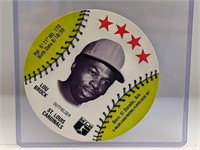 1977 CHILLY WILLEE Lou Brock HOF