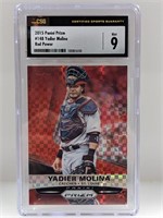 24/125 2015 Prizm Yadier Molina Red Power CSG 9