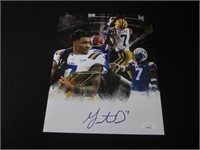 GRANT DELPIT SIGNED 8X10 PHOTO LSU JSA COA