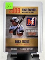 MIKE TROUT BASEBALL CARD