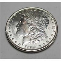 1889 P BU Morgan Silver Dollar