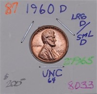 1960-D Lincoln Cent