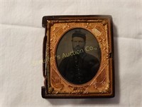 Antique Civil War Union Soldier Tintype