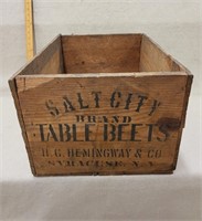 Rare Syracuse Beet Crate