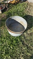 2 Galvanized Washtubs