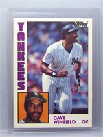 Dave Winfield 1984 Topps Tiffany