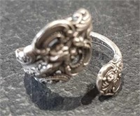 Wallace sterling spoon ring