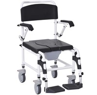 $197 Homcom accessible commode wheelchair shower