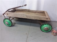 Chariot Werlich en bois 12x41x14 Wooden wagon