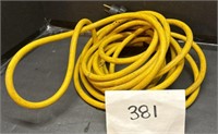 Yellow extension cord 25"