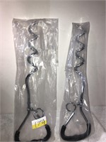 Two 17" Corkscrew Anchors