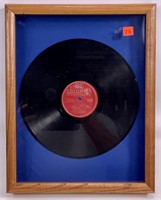 Framed record - "In Apple Blossom Time" by