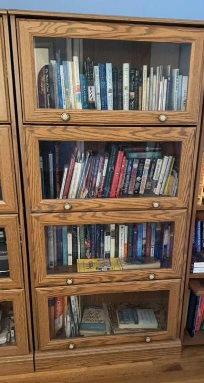 Barrister Glass Front Bookcase 29” W x 12” D x