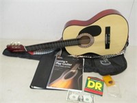Acoustic Guitar w/ Soft Case & Accessories -