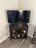 Tv with Stand and Decor