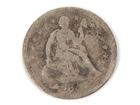 1855-O Seated Half Dime with Arrows