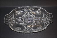 VINTAGE FEDERAL GLASS DIVIDED DISH