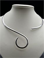 Sterling Silver Necklace, TW 34g