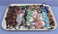 16 Necklaces + 6 Bracelets, Costume Jewelry